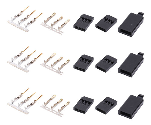 Terminales Chapados En Oro, Servoconector, Enchufe De Recept