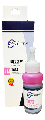 Refil Pro Resolution T673620 L810 L850 L1800 Magenta Claro