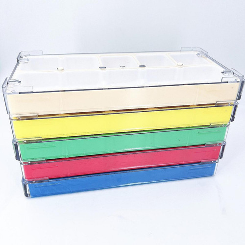 Caja De Almacenamiento De Piezas De Movimiento De Rojo