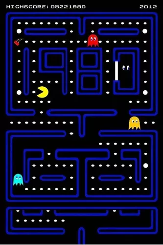 Giclée - Cartaz - Obra de arte em homenagem ao jogo Pac-Man - Catawiki