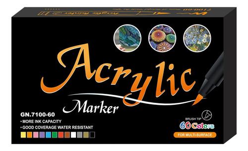 Lrxp Sroje Juego De Marcadores De Pintura Acrílica