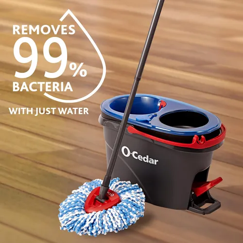 El Sistema Mop & Bucket System O-cedar Rinseclean Spin Elimi