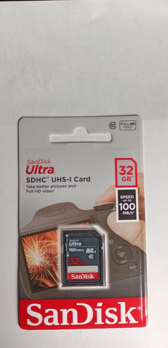 Memoria Sd Sandisk 32gb Original Sdhc-uhs-i