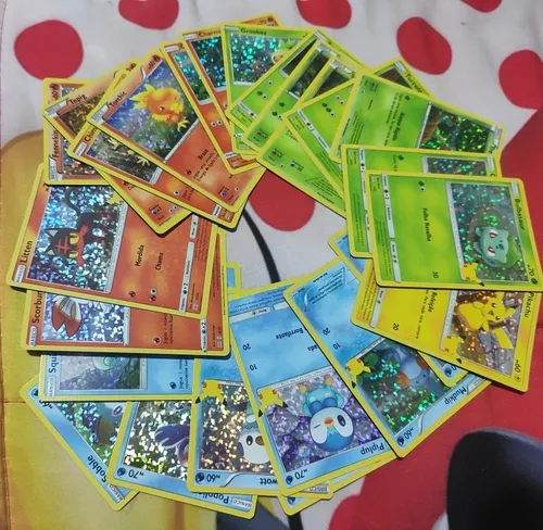 Abrimos R$ 60,00 em cartas pokémon McDonald's. Saiu Pikachu