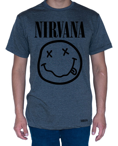 Camiseta Nirvana - Rock - Metal