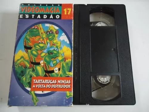 Vhs Desenho Infantil Tartarugas Ninjas Coleção Estadão