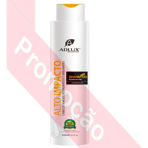 Shampoo Alto Impacto Adlux Nutrição Reconstrução Selafix Fit
