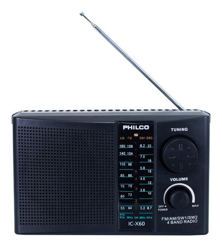 Radio Portatil Philco Am/fm Ic-x60