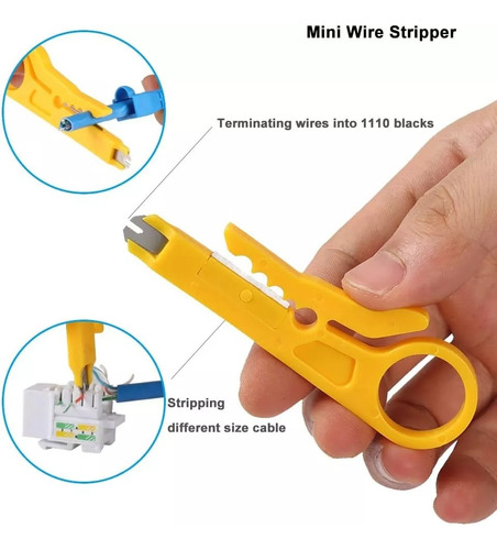 Crimpeadora Ez Rj45 +50 Conector Cat6 Prensa Anticorte