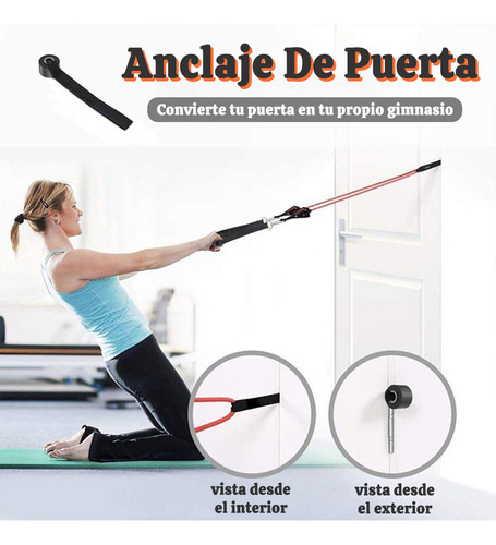 Juego De Bandas De Resistencia 5 Niveles Gimnasio Ejercicio