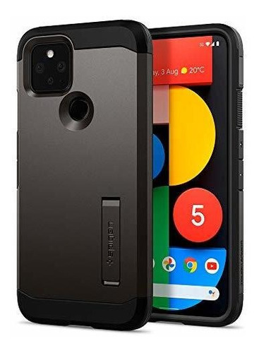 Armadura De Tos De Espigen Diseñada Para Pixel 5 Caso Ry29i