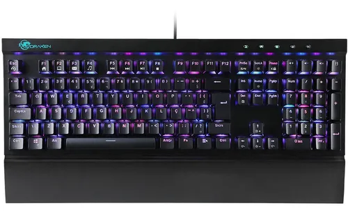 Teclado mecánico Gamer Dn202 Rest Outemu Blue Rgb Draxen