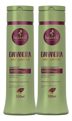 Shampoo + Condicionador Bananeira Pós-química Haskell