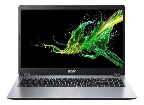 Notebook Acer Aspire 3 A315-54 prata 15.6", Intel Core i5 10210U  8GB de RAM 1TB HDD, Intel UHD Graphics 620 60 Hz 1366x768px Windows 10 Home