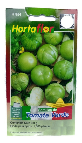 2200 Semillas De Tomate Verde Hortaliza 954