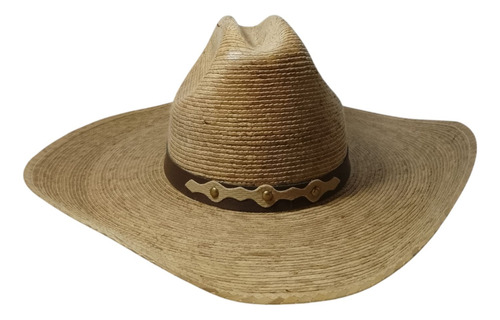 Sombrero De Palma Con Resorte Para Adulto Café Único Palma