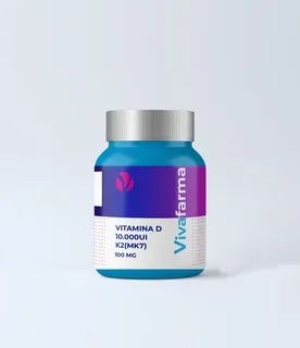 Vitamina D3 10.000ui + Vitk2 Mk7 100mcg C/240 Cápsulas