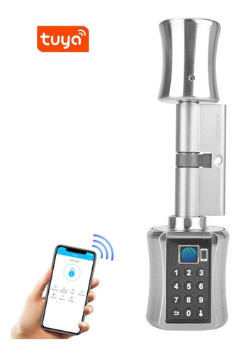 Imagen 1 de 3 de Cerradura Europea Smart Bluetooth