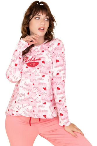 Pijama Manga Larga Invierno So Empowered So Pink 11668