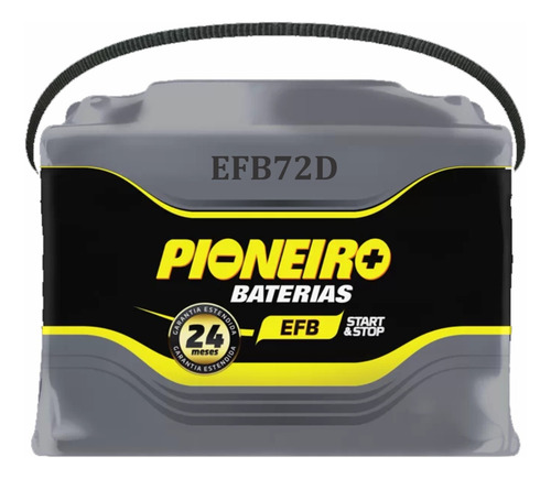 Bateria 72 Amperes Start Stop Efb72d 24 Meses Garantia 72ah