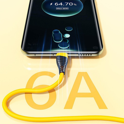 Cargador De Cable De Datos De Carga Rápida De 120 W Con Velo