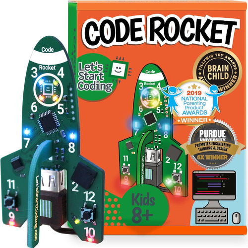 Code Rocket Coding Toy For Kids 8+. Girls & Boys