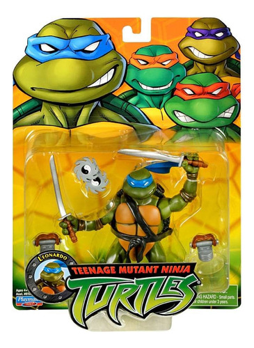 Tortugas Ninja Leonardo Figura Articulada 10cm Orig. 81030