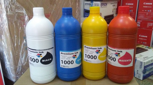 Tintas 1 Litro Para Impresoras Canon Epson Brother Hp Y Mas