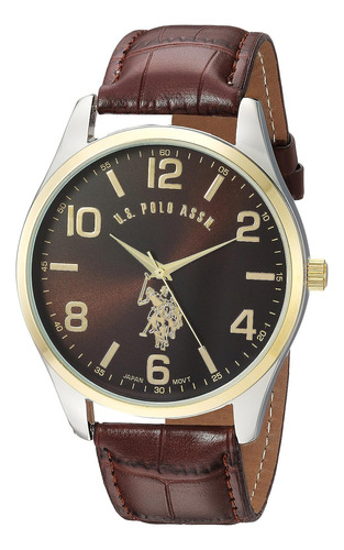 Classic Usc50225 Reloj De Hombre Con Banda De Cuero En Color