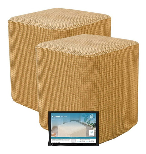 Oferta X2 Funda Cubre Puff Silla Cubo Protectora / Talla L