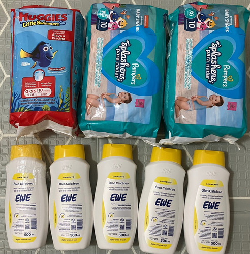 Combo 3 Pañales Más 5 Ewe Extra Grande (xg) Sin Género
