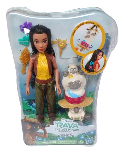 Raya And The Last Dragon Set Fortaleza Y Estilo Muñeca