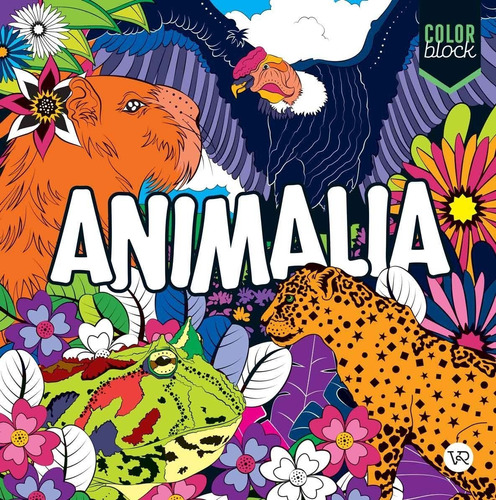 Libro Color Block - Animalia - V&r - Libro Para Colorear