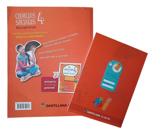 Ciencias Sociales 4 - Serie Va Con Vos - Santillana (Usado)