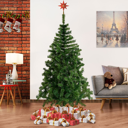Arbol De Navidad Pino Monarca De Lujo Verde No.5.5 De 175 Cm