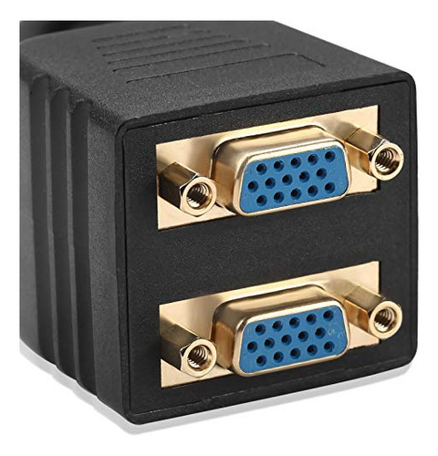 Cable Divisor Vga Mxtechnic, 1 Conector Macho A 2 Hembra, Ad