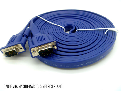 Cable Havit 5m Vga Macho Macho Cable 15 Pins Plano