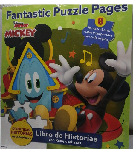 Libro De Historias Con Rompecabezas Disney 