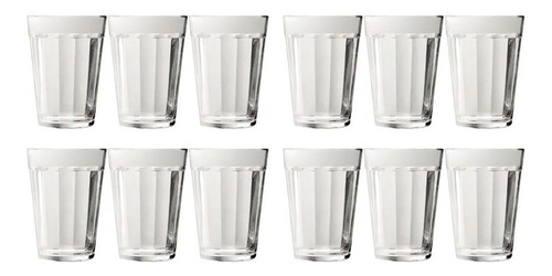 Vaso Americano Nadir Jugo Agua Soda 190ml Vidrio X24 Color Transparente