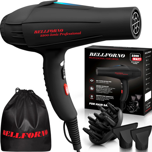 Bellforno - Secador De Pelo Profesional De 2200 W Para Cabel