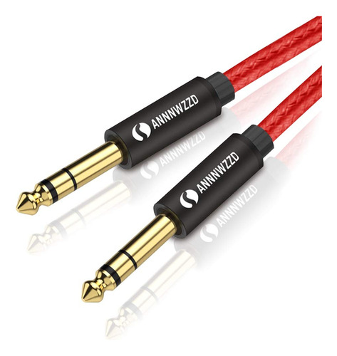 Annnwzzd Cable De Audio Estereo Trs De 0.250 in (1/4) A 0.25