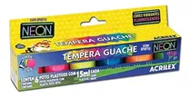 Comprar Livro Tinta Guache 6 Cores Neon Acrilex - Acrilex [2023]