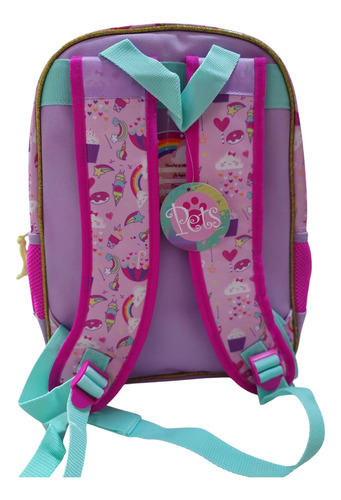 Mochila Chenson Pets Unicornio Lila Liso
