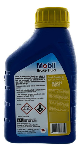 Liquido De Freno Dot 4 1 Lt - Mobil