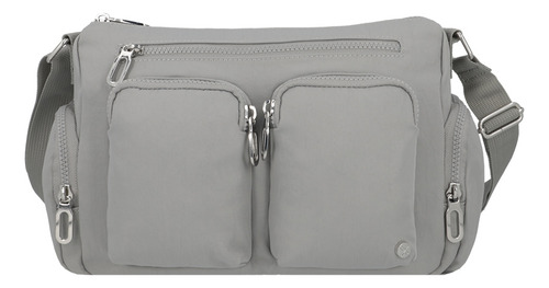 Cartera Cruzada Xtrem Lucca 3xt Gris M
