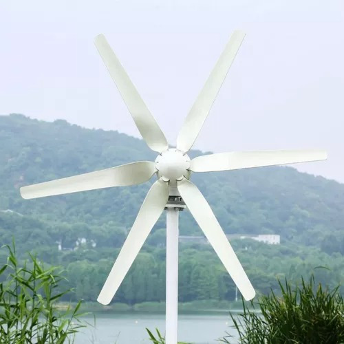 Generador Turbina Eolica Vertical 1000w 24v Con Controlador
