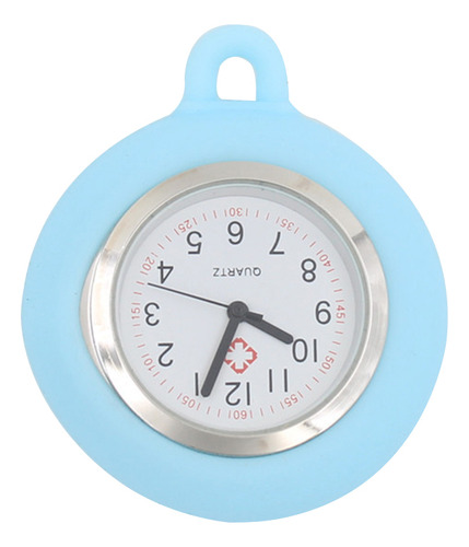 Reloj Colgante Portátil Azul Claro Para Enfermeras, Unisex