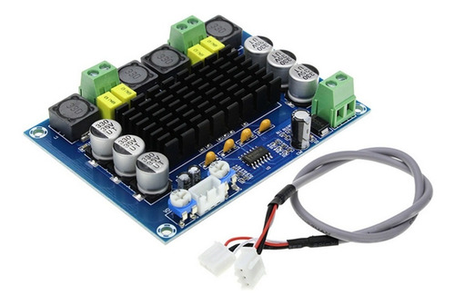 Imagem 1 de 6 de Placa Amplificador 2.0 Modulo 120+120 240w Rms Potencia