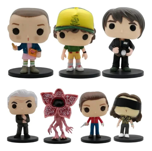 Lote De Funkos Pop De Stranger Things - 7 Unidades