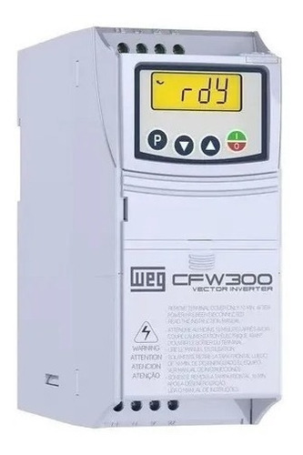 Inversor De Frequência Weg Cfw300 1cv 4,2a 220v Trifásico